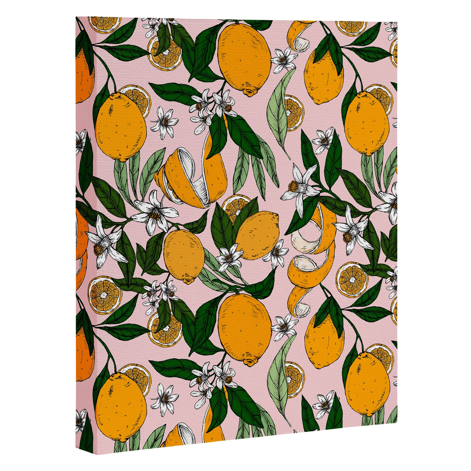 Succulent sweets oranges Canvas Print Gallery Image 3