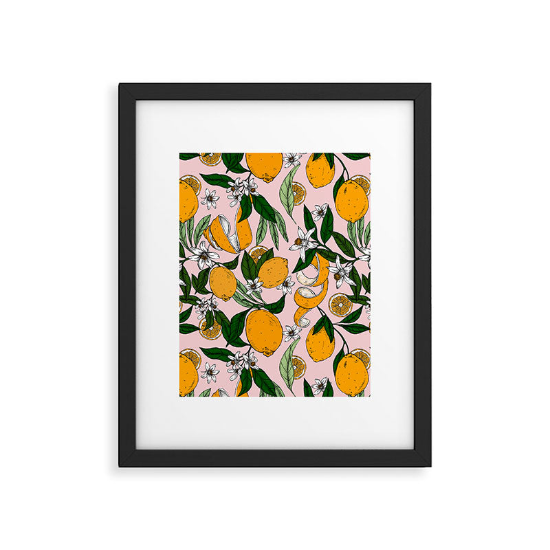 Succulent sweets oranges Framed Art Print Gallery Image 4