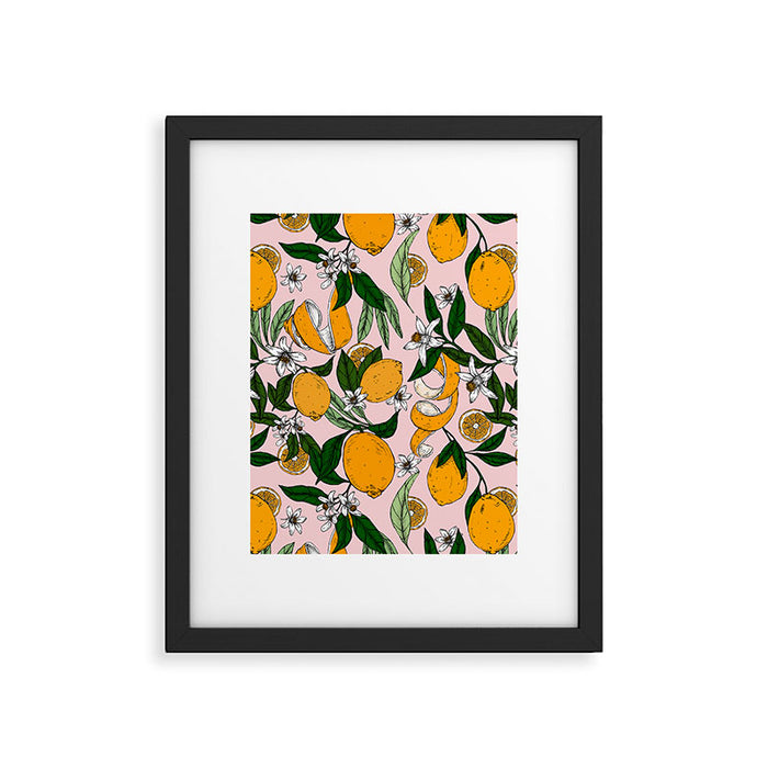 Succulent sweets oranges Framed Art Print Gallery Image 1