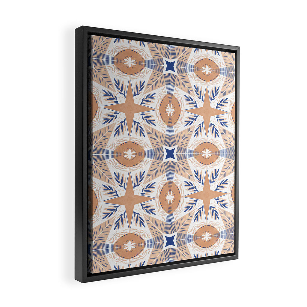 Summer Tile BP 24 Framed Canvas Print Gallery Image 2