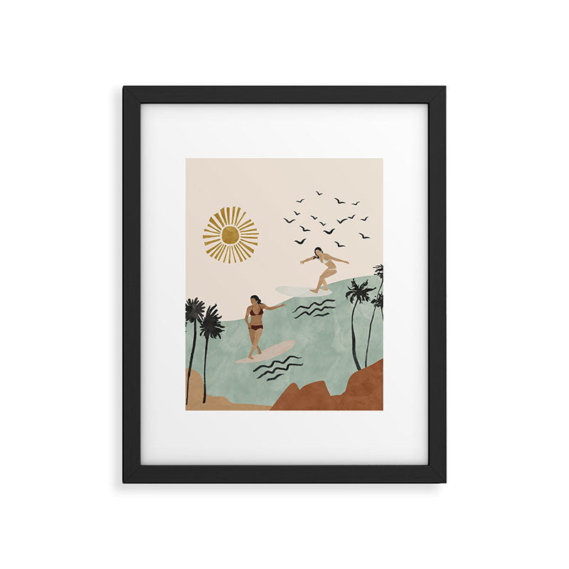 Sun sea and surf Framed Art Print Gallery Image 6