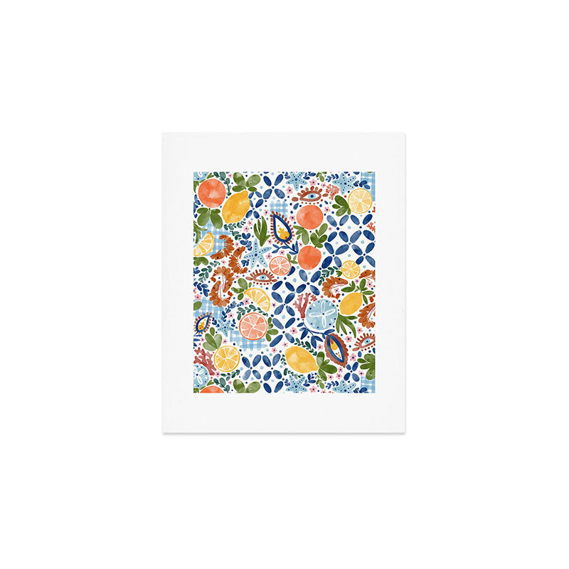 Sunny Coastal Escape Art Print Gallery Image 1