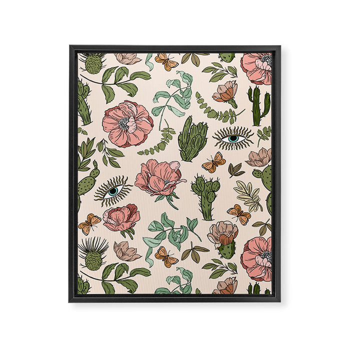 Sweetly wild desert 45 Framed Canvas Print Gallery Image 1