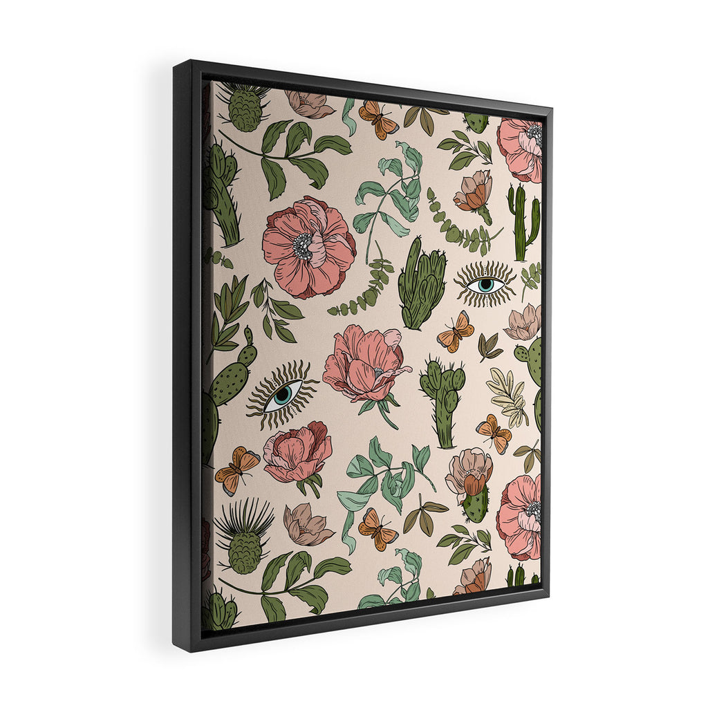 Sweetly wild desert 45 Framed Canvas Print Gallery Image 2