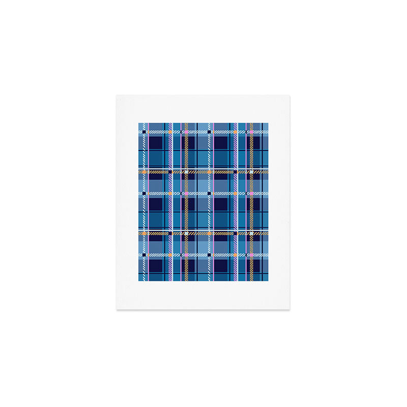 Tartan Motif Style B Art Print Gallery Image 1