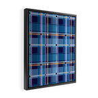 Tartan Motif Style B Framed Canvas Print Gallery Image 2