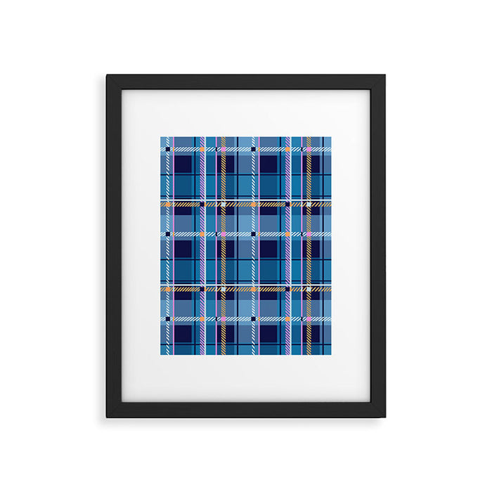 Tartan Motif Style B Framed Art Print Gallery Image 1