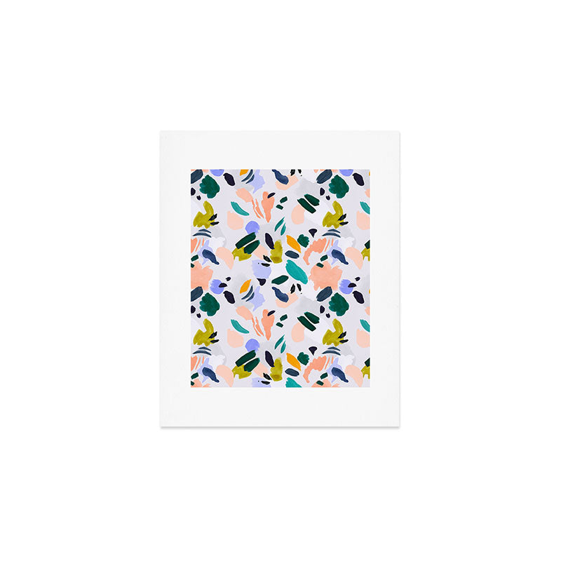 TERRAZZO BRUSHSTROKES Art Print Gallery Image 1