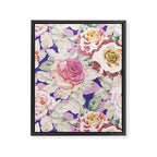 The lush garden in bloom P Framed Canvas Print Gallery Image 8