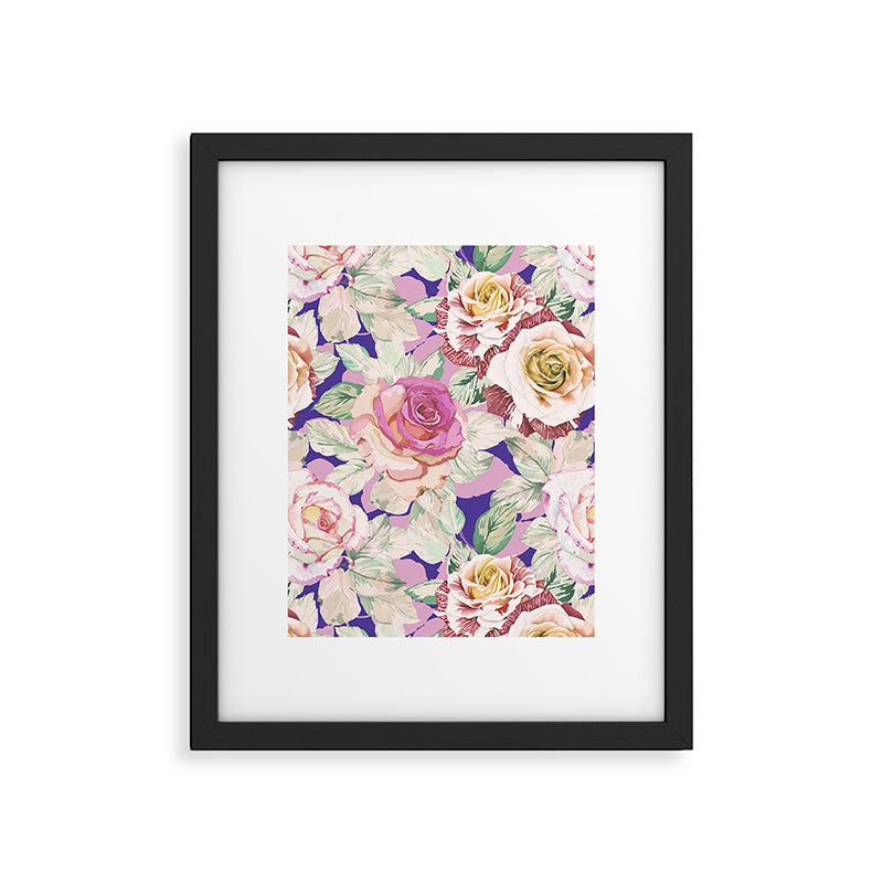 The lush garden in bloom P Framed Art Print Gallery Image 6