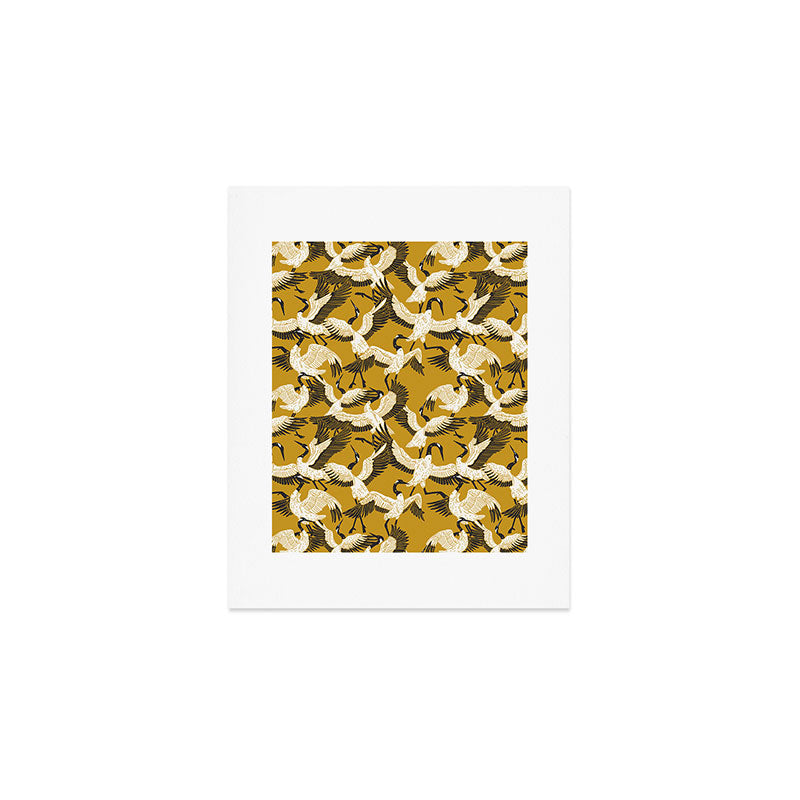 The ritual of the crane dance Art Print Gallery Image 1