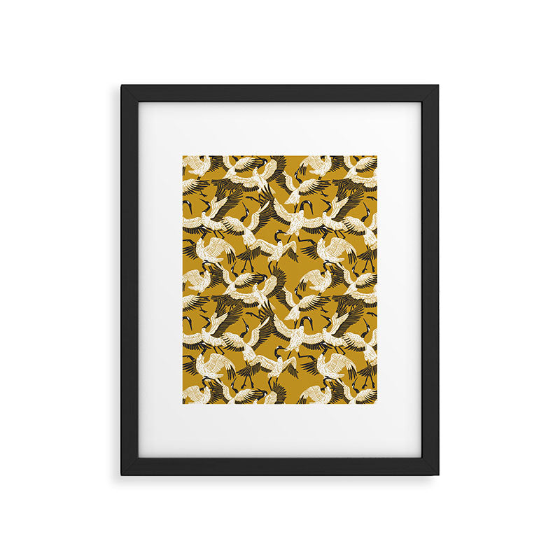 The ritual of the crane dance Framed Art Print Gallery Image 6