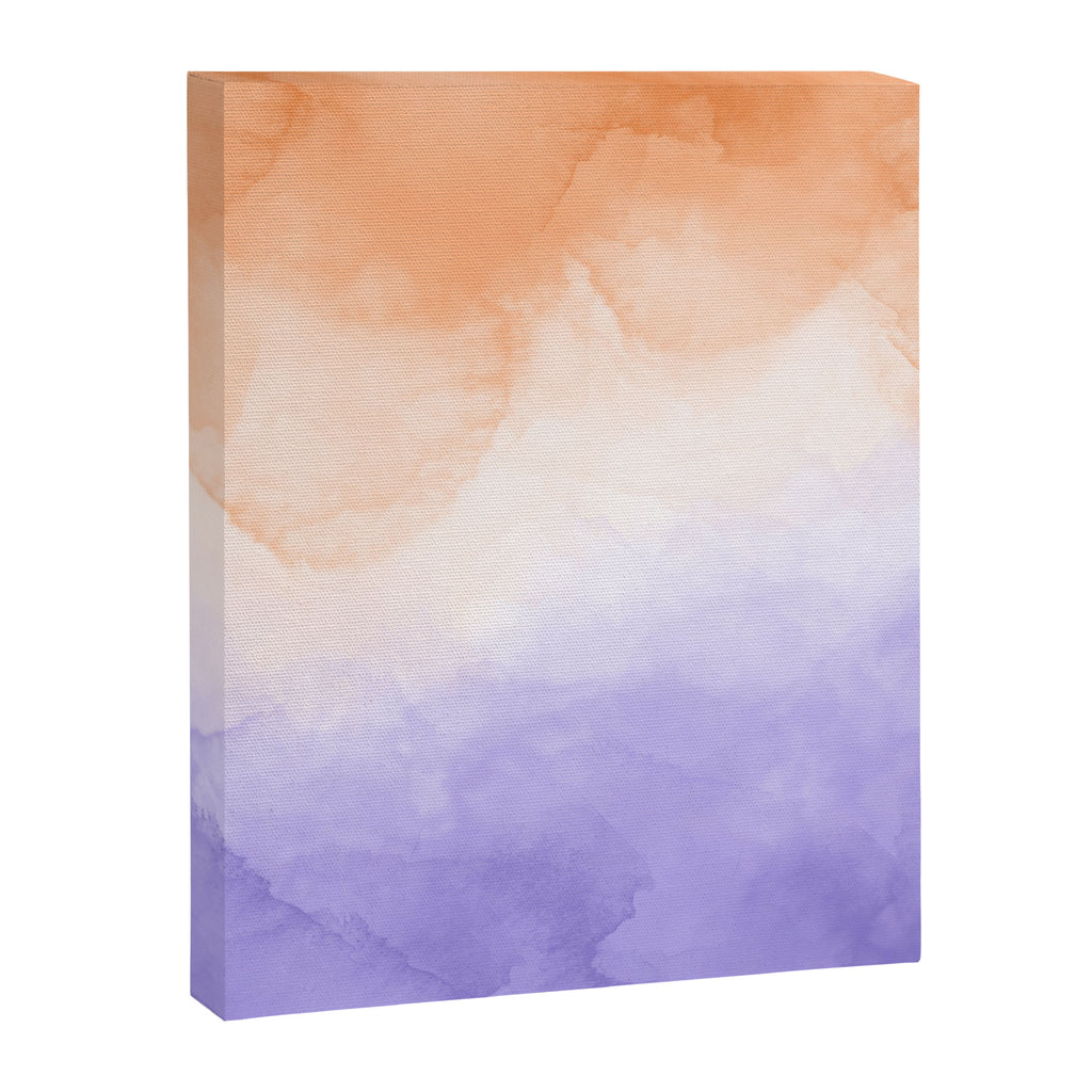 Tie dye lilac peach A Canvas Print Gallery Image 8