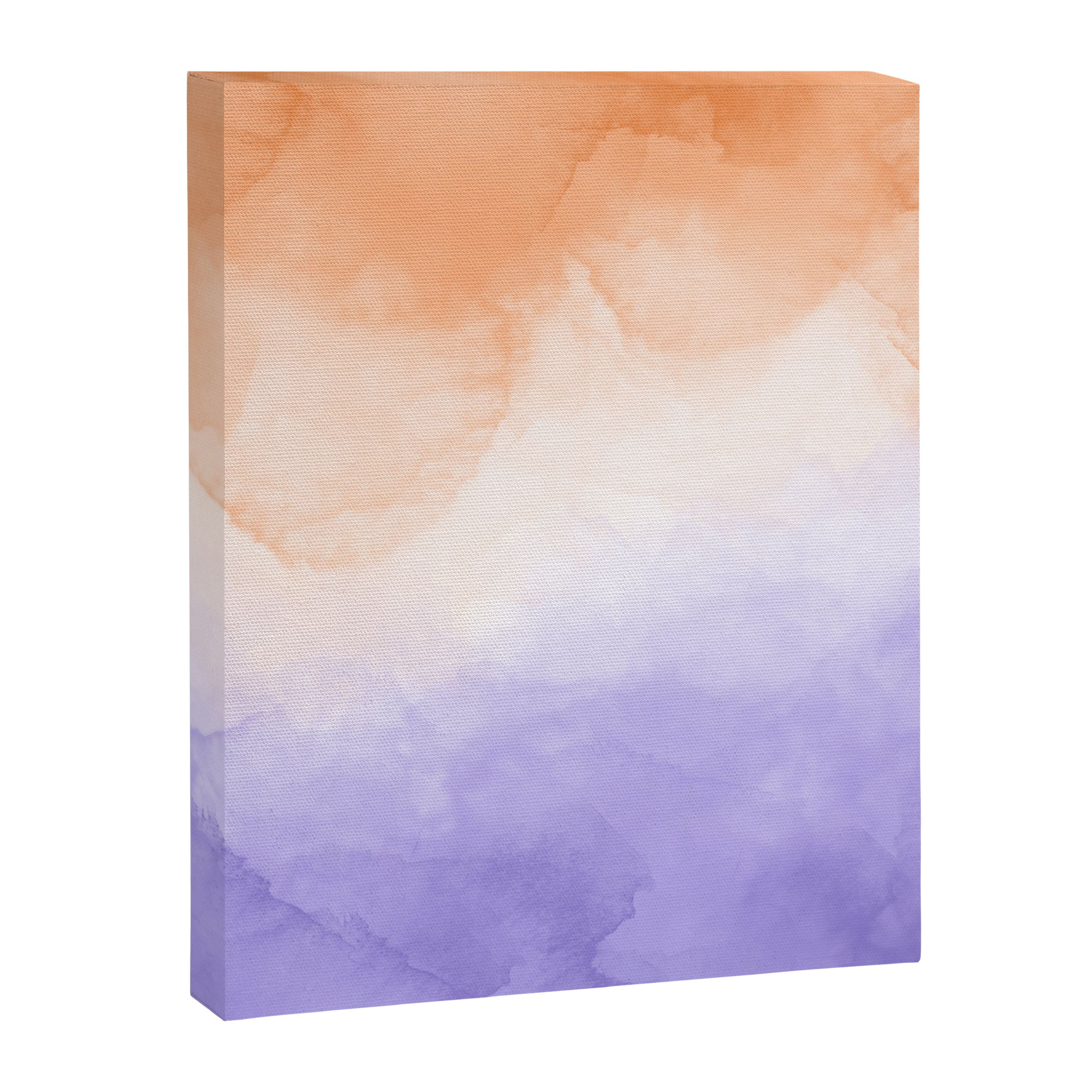 Tie dye lilac peach A Canvas Print Gallery Image 8