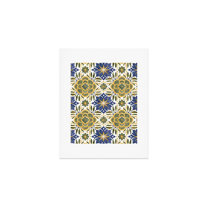 Tile floral nature Modern BY Art Print Gallery Image 1