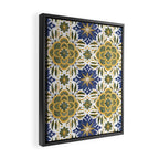 Tile floral nature Modern BY Framed Canvas Print Gallery Image 2