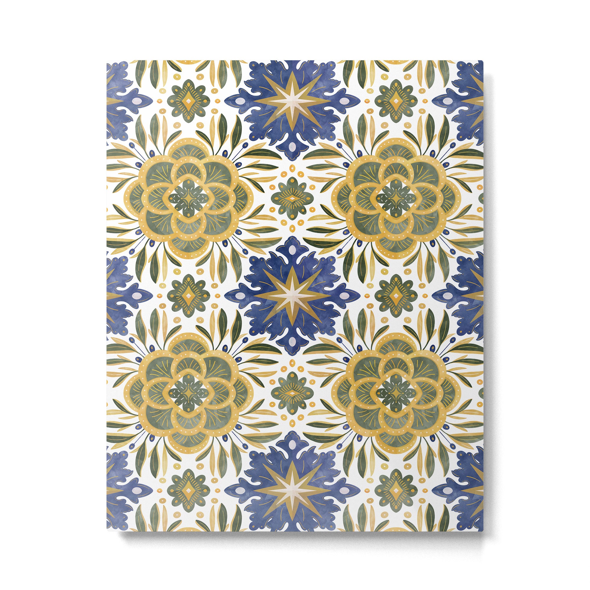 Tile floral nature Modern BY Metal Print Gallery Image 6