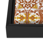 Tile Shapes Nature Charm Framed Canvas Print Gallery Image 3