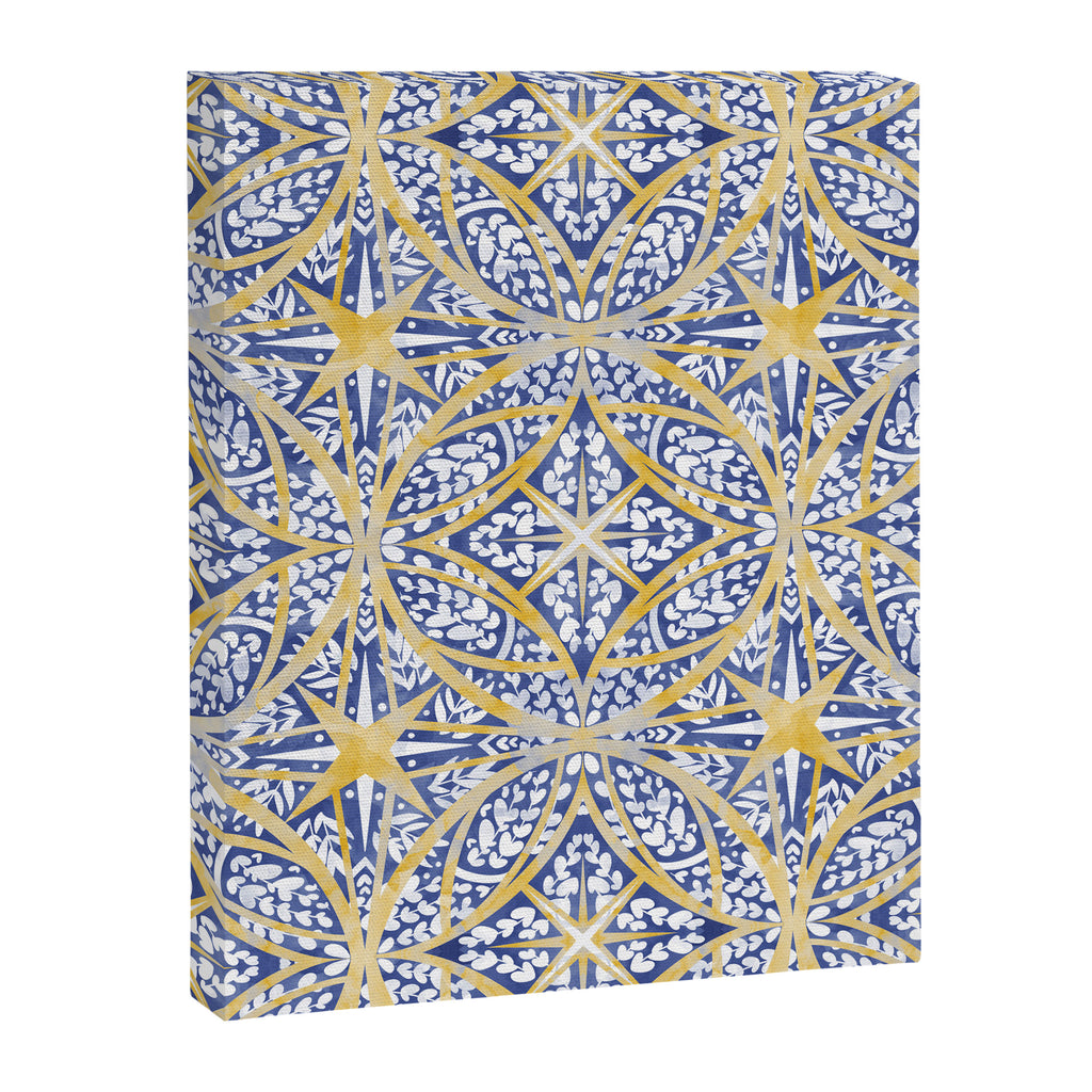 Tile wild leaves starry BY Canvas Print Gallery Image 8