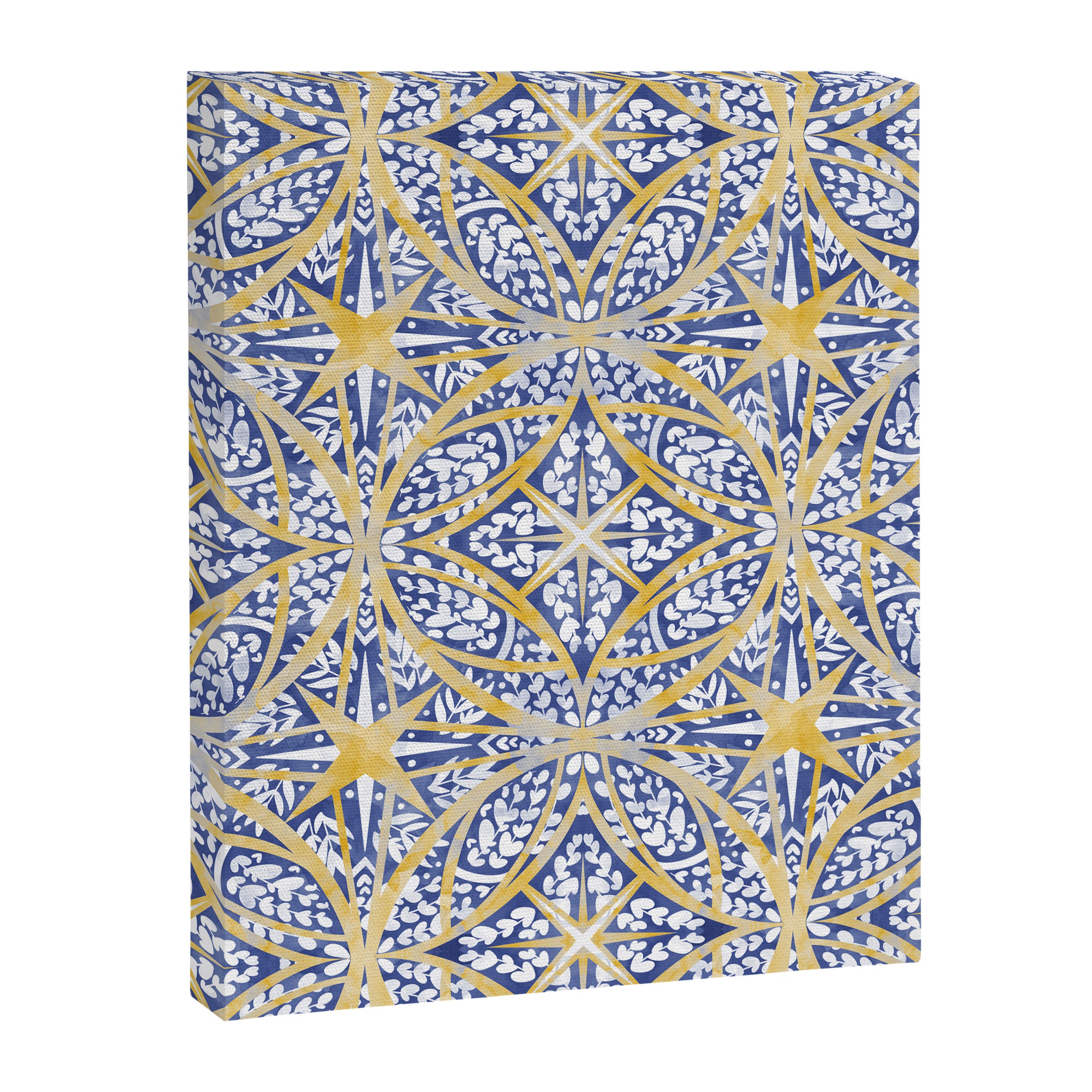 Tile wild leaves starry BY Canvas Print Gallery Image 8