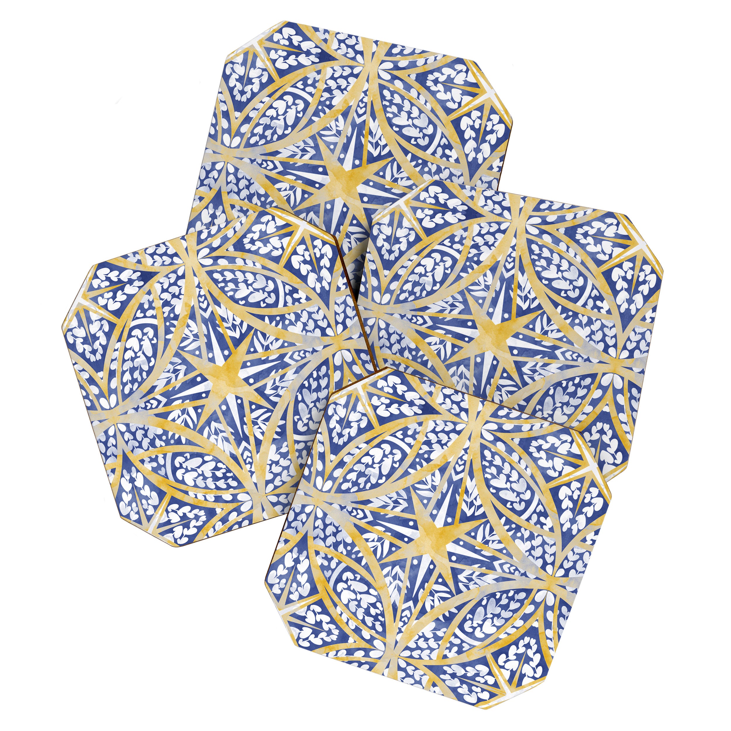 Tile wild leaves starry BY Coaster Gallery Image 1
