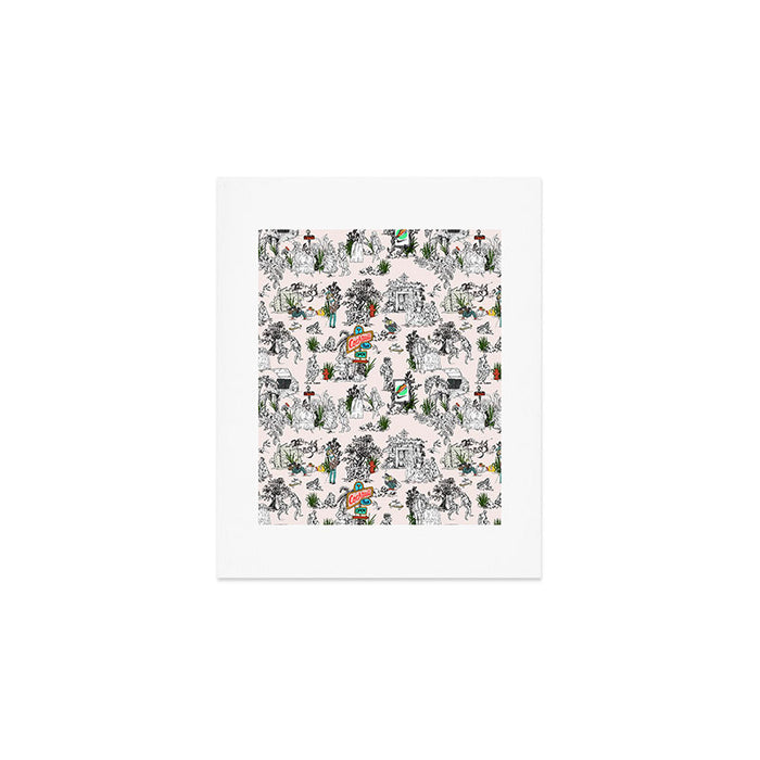 Toile de Jouy Between eras 01 Art Print Gallery Image 1