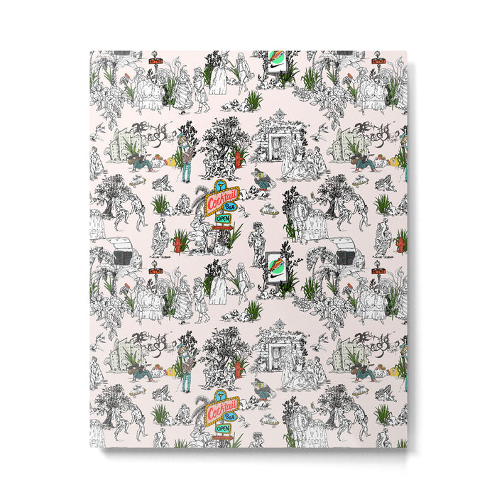Toile de Jouy Between eras 01 Metal Print Gallery Image 1