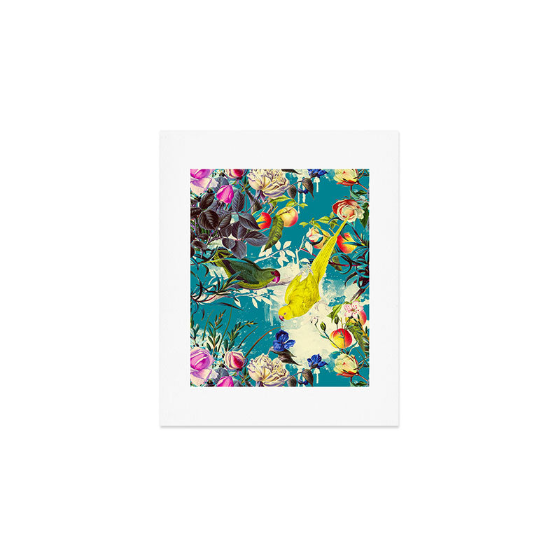 Tropical birds in the nature - 010 Art Print Gallery Image 1