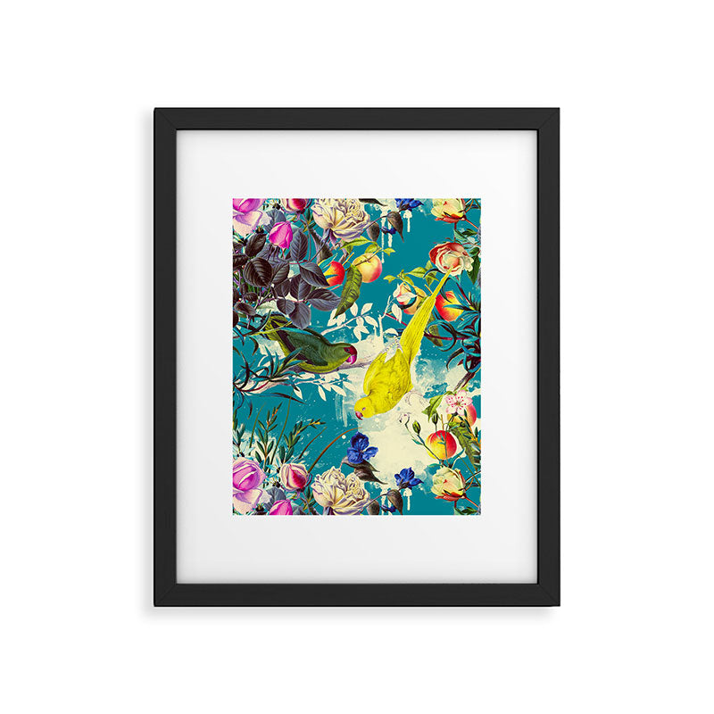 Tropical birds in the nature - 010 Framed Art Print Gallery Image 6