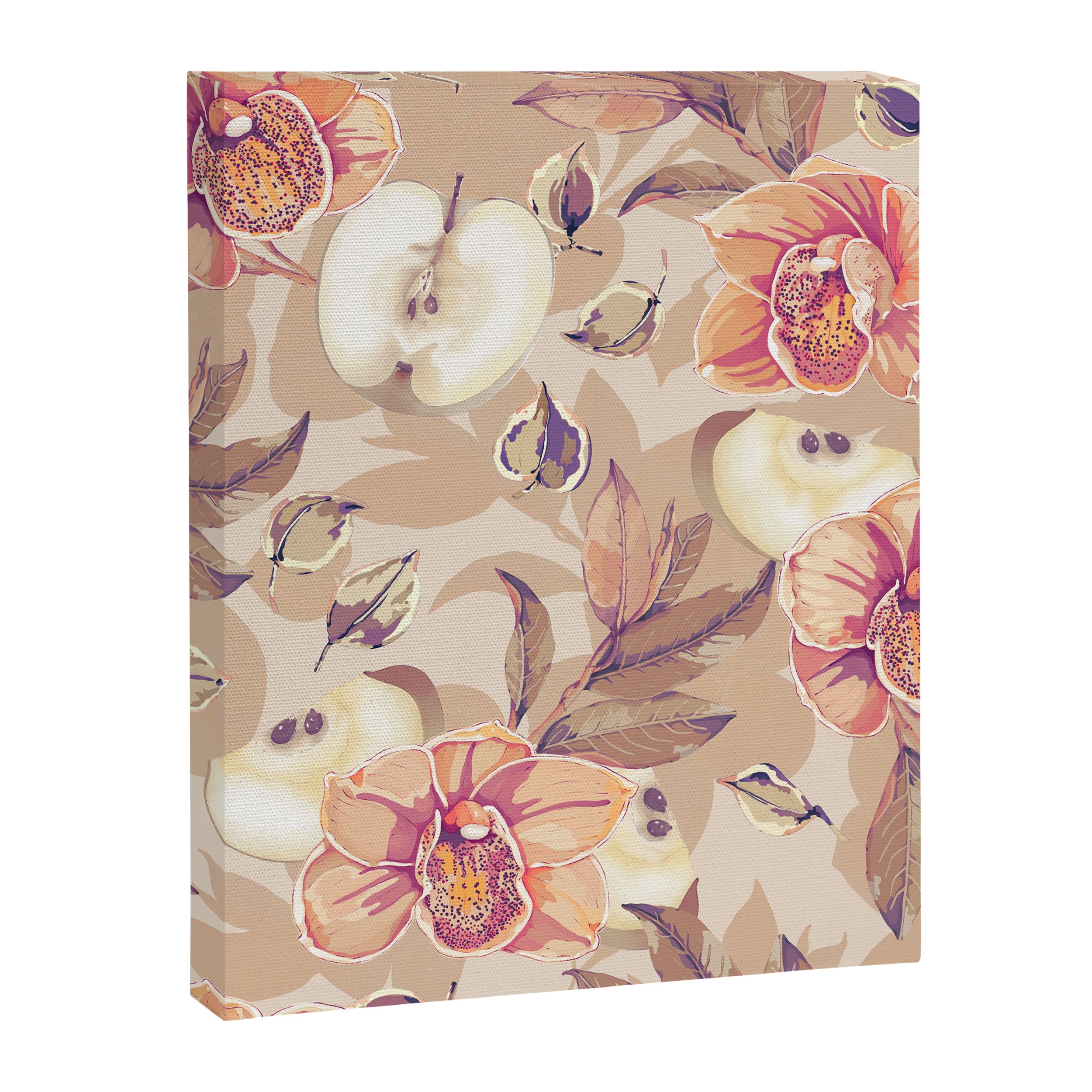 Tropical flowers autumn field Canvas Print Gallery Image 8