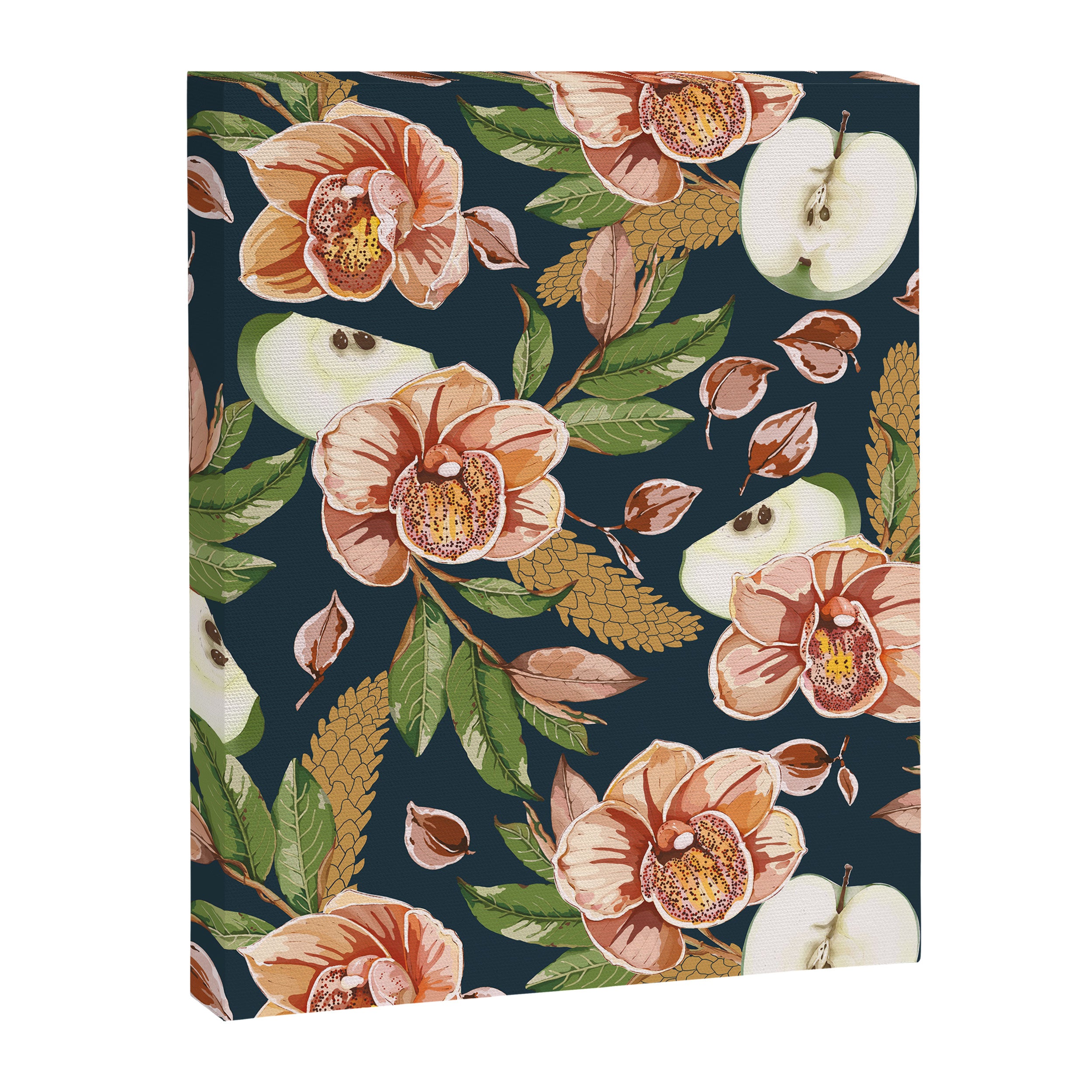 Tropical flowers autumn field D Canvas Print Gallery Image 8