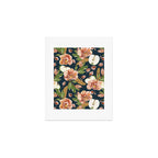 Tropical flowers autumn field D Art Print Gallery Image 1