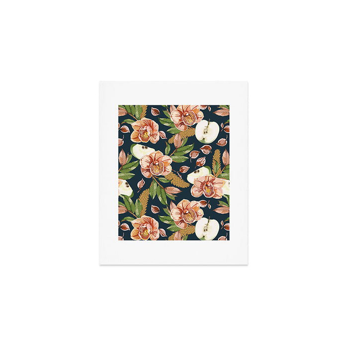 Tropical flowers autumn field D Art Print Gallery Image 1