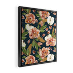 Tropical flowers autumn field D Framed Canvas Print Gallery Image 2