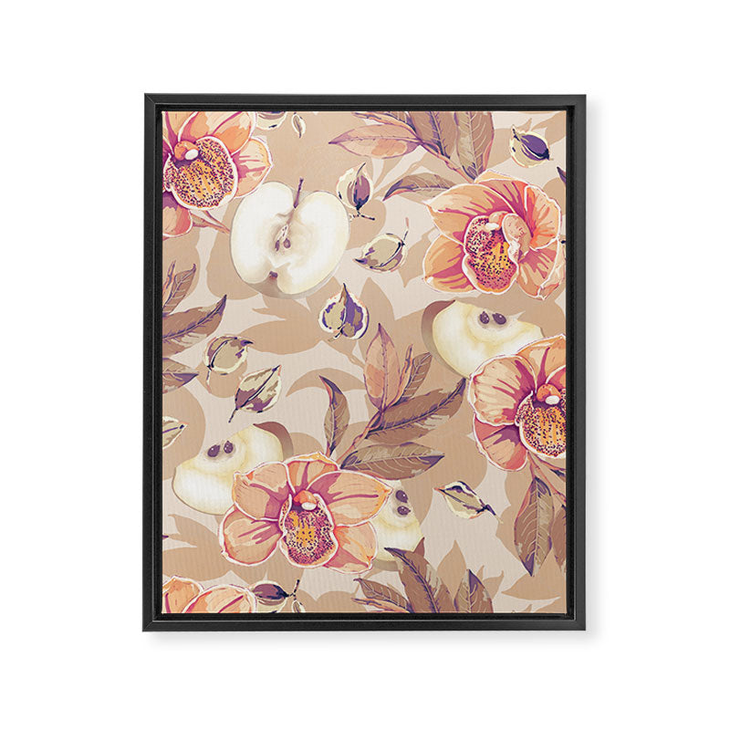 Tropical flowers autumn field Framed Canvas Print Gallery Image 8