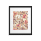 Tropical flowers autumn field Framed Art Print Gallery Image 6