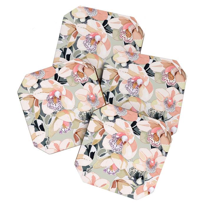 Tropical flowery leafy A Coaster Gallery Image 1