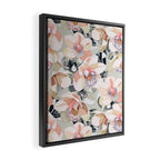 Tropical flowery leafy A Framed Canvas Print Gallery Image 2
