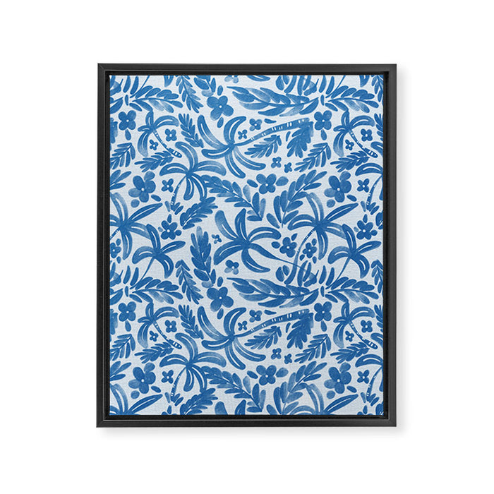 Tropical Palms Breeze Framed Canvas Print Gallery Image 1