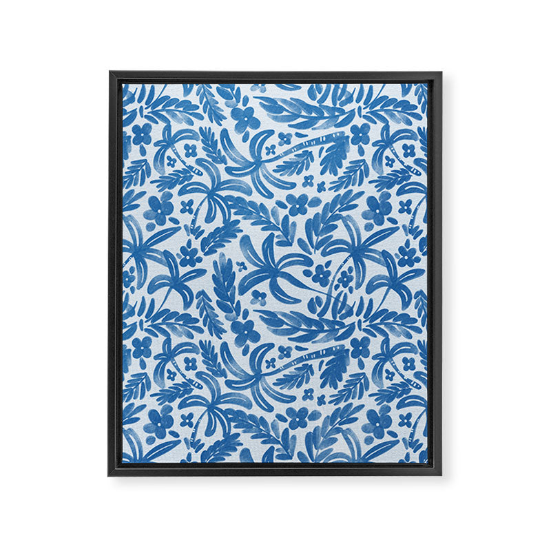 Tropical Palms Breeze Framed Canvas Print Gallery Image 8