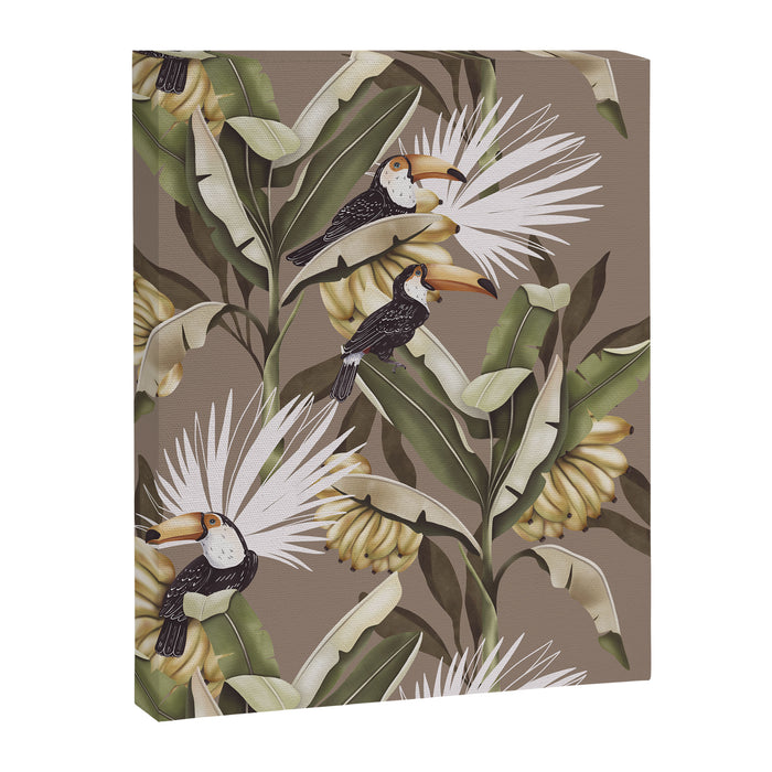 Tropical Toucan Oasis B Canvas Print Gallery Image 1