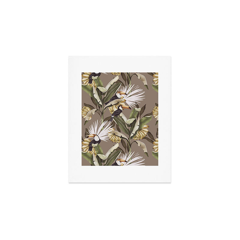 Tropical Toucan Oasis B Art Print Gallery Image 1