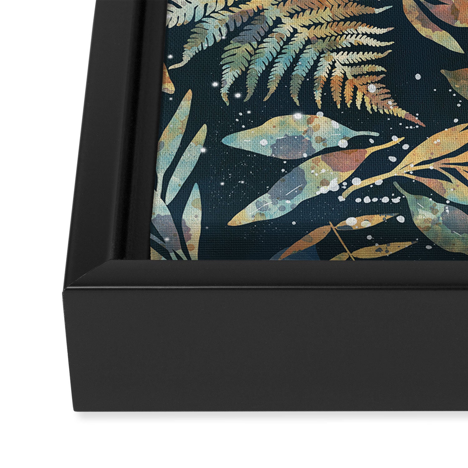Twilight Foliage Dream Framed Canvas Print Gallery Image 3