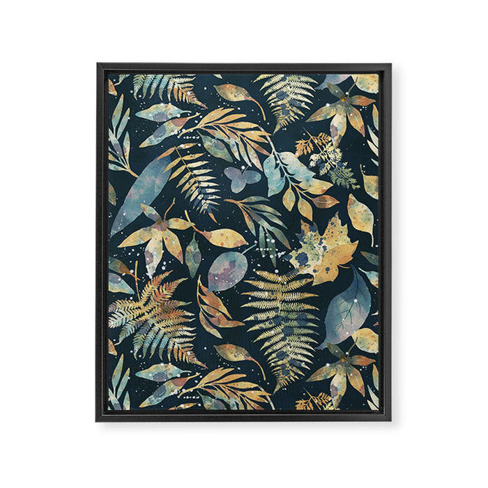 Twilight Foliage Dream Framed Canvas Print Gallery Image 1