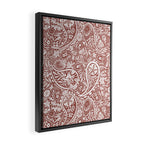 Underwater Paisley Elegance Framed Canvas Print Gallery Image 2