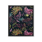 Vibrant meadow in the dark 77 Framed Canvas Print Gallery Image 8