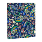 Vibrant paisley print on dark Canvas Print Gallery Image 8