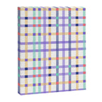 Vibrant Plaid Fusion A Canvas Print Gallery Image 8