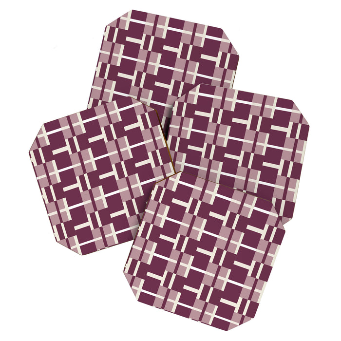 Vintage Geometric Harmony Coaster Gallery Image 1