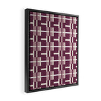 Vintage Geometric Harmony Framed Canvas Print Gallery Image 2